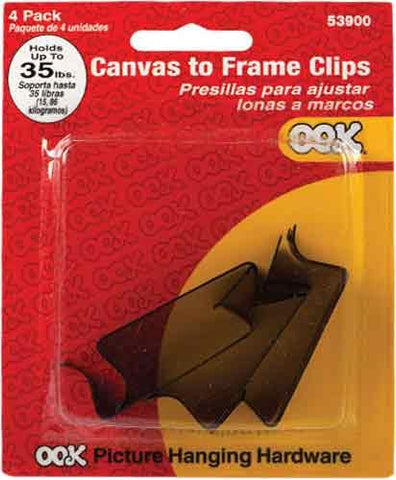 CANVAS TO FRAME CLIPS 4PK CD