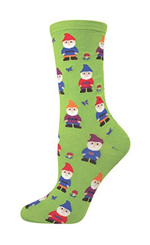 Women's Socks Nice To Gnome You, Mojito Green