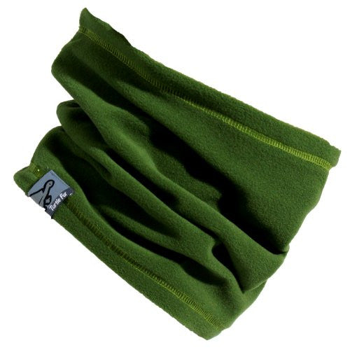 Lightweight Single-Layer Micro Fur Fleece Neck Warmer, Fern