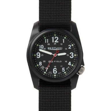 DX3 Field 40mm 7/8" 1.5oz Black Dial Black Case Black Band