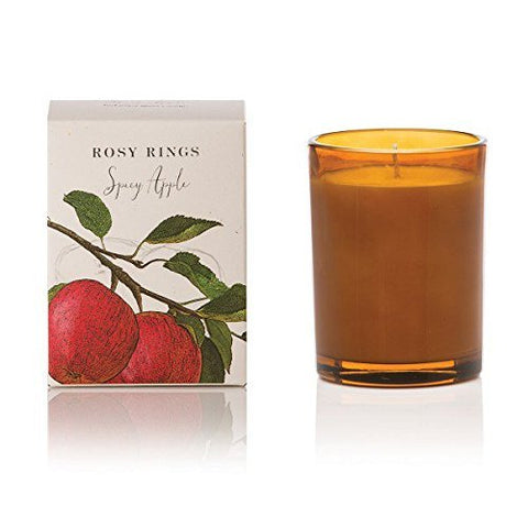 Botanica Glass Candle, Spicy Apple (Mustard)