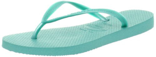 Havaianas Women's Slim Flip Flop,Pool Green,39 BR/9-10 M US