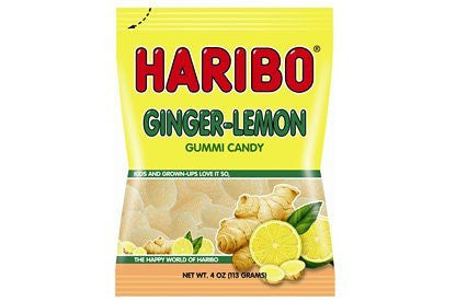 GINGER LEMON GUMMI 4oz 12ct
HARIBO - Package
