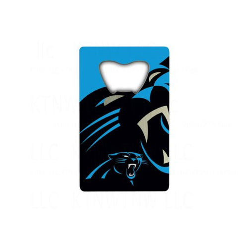 Credit Card Style Bottle Opener - Carolina Panthers