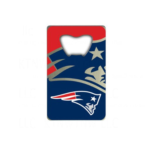 Credit Card Style Bottle Opener - New England Patriots (not in pricelist)