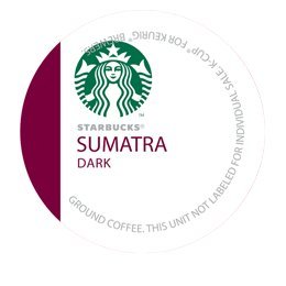 Starbucks, Sumatra, dark roast, k-cup