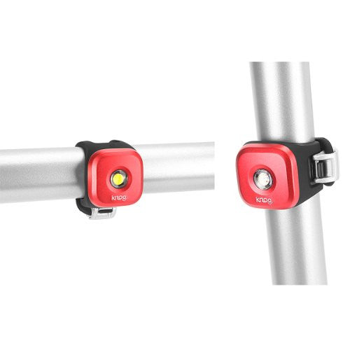 KNOG BLINDER 1 FRONT + REAR TWINPACK USB "STANDARD" RED