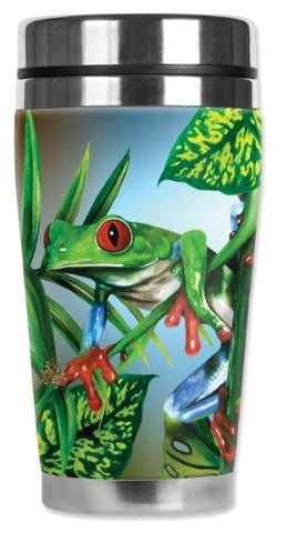 Travel Mug - Red Toe Tree Frog