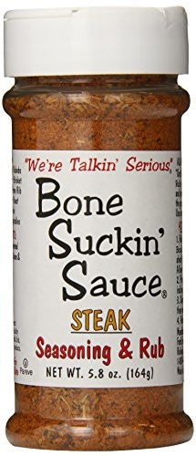 Bone Suckin' Steak Seasoning And Rub 5.8 oz