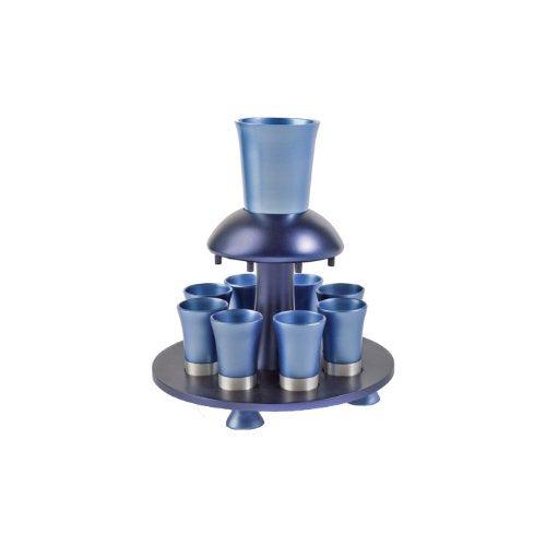 Fountain - Anodize - Blue, 9.5x8 inch