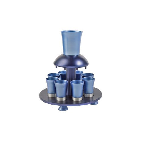 Fountain - Anodize - Blue, 9.5x8 inch