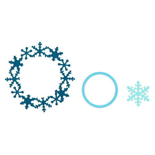 Sizzix Framelits Die Set 3PK - Frame, Snowflake