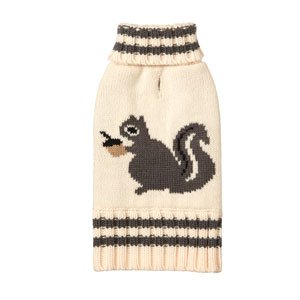 Squirrel Cream Sweater - Size 12"