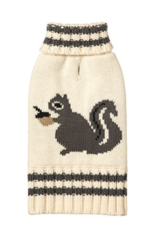 Squirrel Cream Sweater - Size 16"