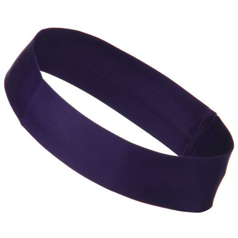 Outdoor, 2 inch Removable Chino Twill Hat Band - Purple (11 1/2" length, 2" wide)
