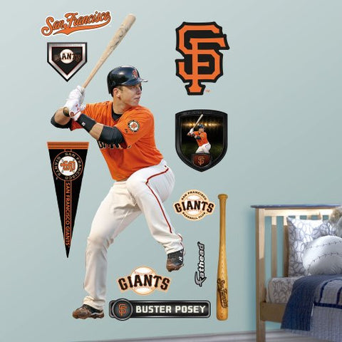 Buster Posey 39"W x 88"H