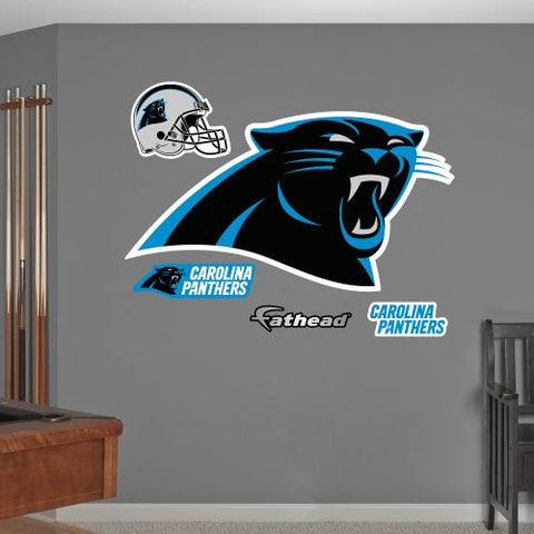 Carolina Panthers 2012 Logo 57"W x 31"H