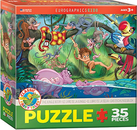The Jungle Book 35 pc 8x8 inches Box, Puzzle