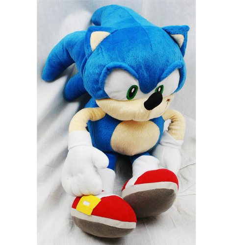 Sega Sonic The Hedgehog Plush Backpack, Size 20"