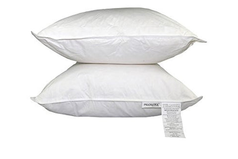 Pillowtex 98% White Duck Feather / 2% White Duck Down Queen Size Pillow 2 Pack, Price Includes 2 Pillows