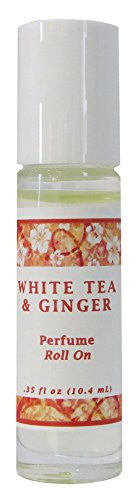White Tea & Ginger Perfume Roll On 0.35