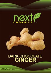 Organic Dark Chocolate Ginger Cubes 4 oz