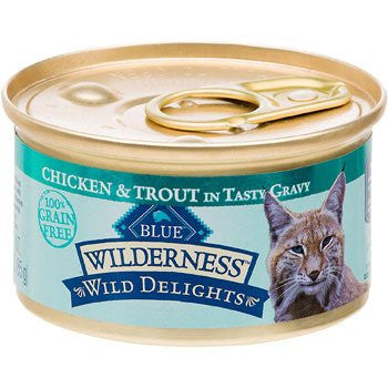 WILD DELIGHT CHICKEN & TROUT 24X3OZ