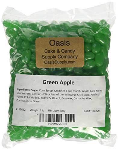Green Apple Jelly Beans, 1 LB