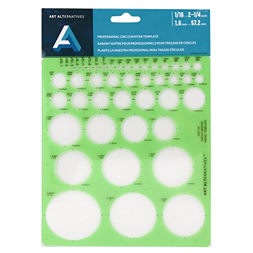 Art Alternatives Professional TEMPLATE CIRCLE MASTER INK EDGE