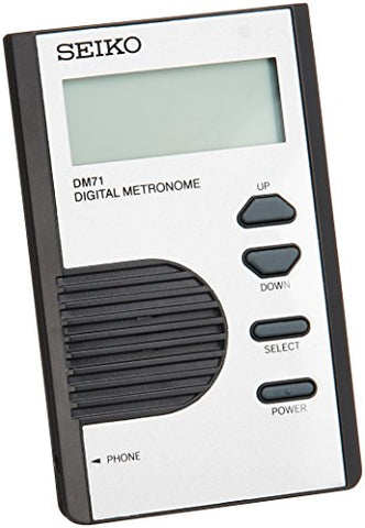 Seiko DM71 Pocket-Size Metronome Silver