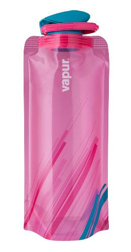 Vapur Outdoor Element Water Bottle, 0.7-Liter, Hot Pink