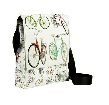 Messenger Bag Bicycles 12x11x3 Blue Q 1 Bag