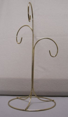 Brass Three Arm Ornament Stand