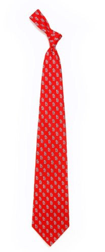 St Louis Cardinals Tie Woven Poly Repeat