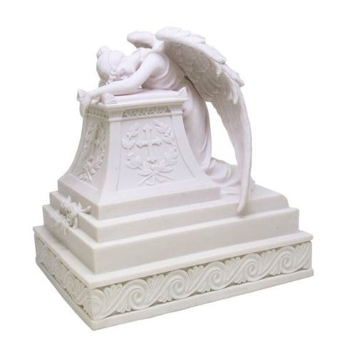 Mourning Angel Urn- White