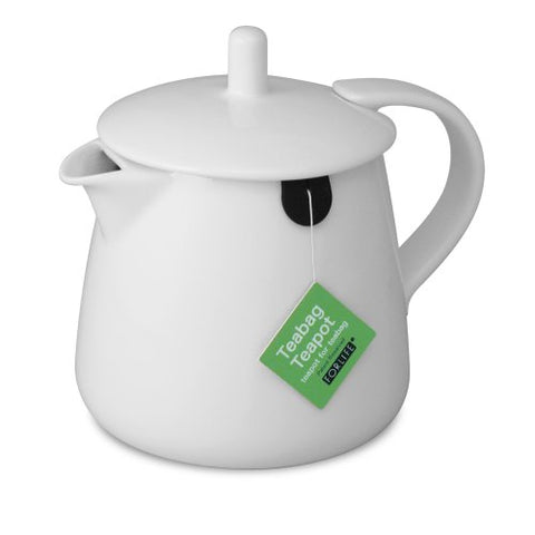 Teabag Teapot 12oz- White