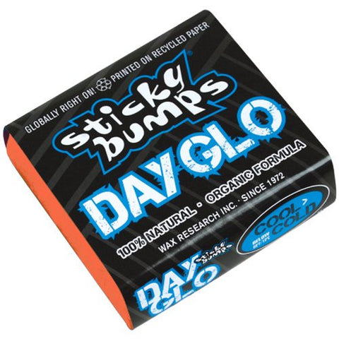 Sticky Bumps Day-Glo Cool/Cold Surf Wax (Pack of 3), Multi-Colored