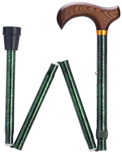 Granite Series Folding Canes - Green Granite