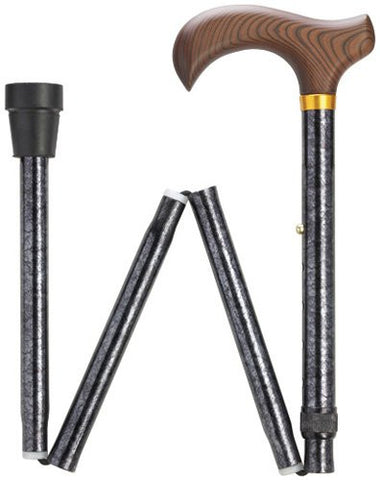 Granite Series Folding Canes - Black Granite