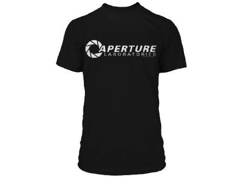 Portal 2 Aperture 80's Logo Premium Tee, Large