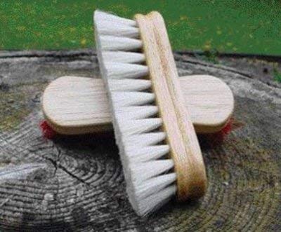 Desert Equestrian Goat Face Brush White