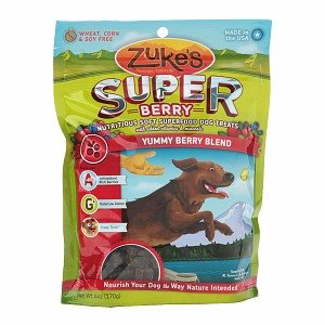 Zuke's Soft Superfood Dog Treats - Yummy Berry 6 oz.