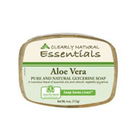 Clearly Natural - 4 oz Aloe Vera Glycerine Bar Soap