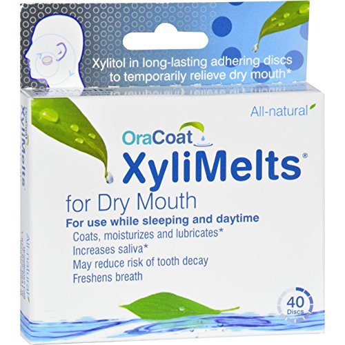XyliMelts Regular (mild mint), 40 tablets per box