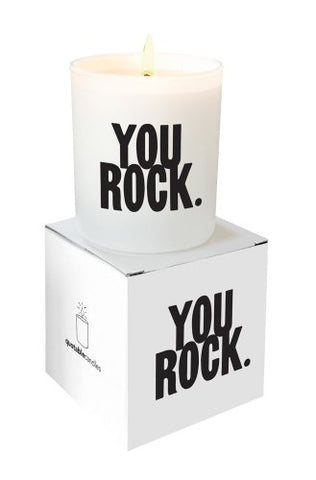 Candle - "you rock"