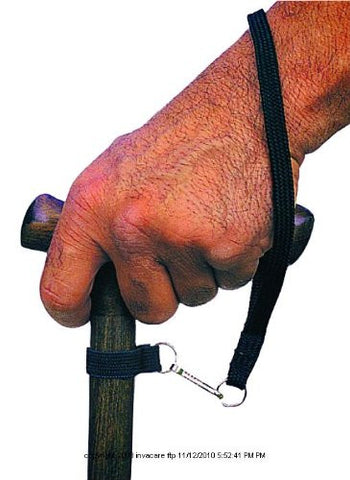 Wrist Strap With Snap Off Clip, Black