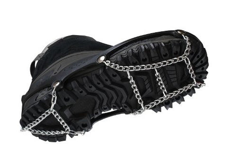 ICETrekkers Shoe Chains (1 Pair) Black, Large
