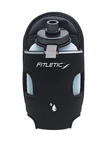 Fitletic Hydration Add-On Bottle, Black, 8 Oz/240ml/Pair