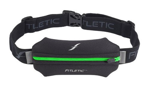 NEO Single Pouch - Black/Green Zipper