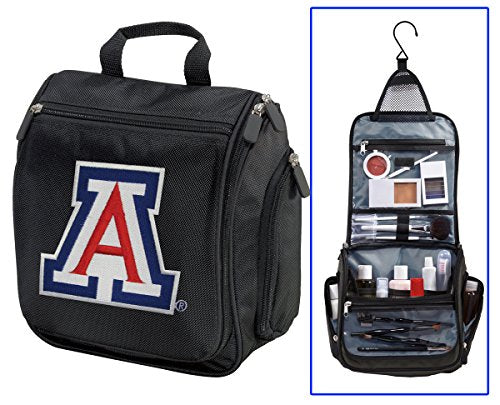 Arizona Wildcats Toiletry Bag Or Shaving Kit (10"x9.5"x4")